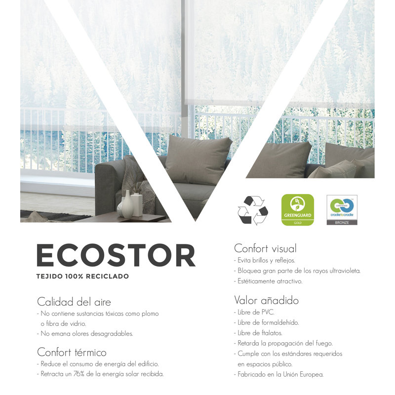 Semi Sheer Roller Shade, 120x180