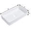 Lavabo rectangulaire en céramique Sleek