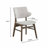 Capri Modern Upholstered Solid Wood Dining Chair (Set of 2)-1556847723