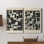 ABSTRACT Series DCCCLxxiii - Toile tendue avec châssis de qualité supérieure - Prêt à être accroché-108955733