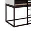 Lit simple superposé en bois avec tente-2104640526