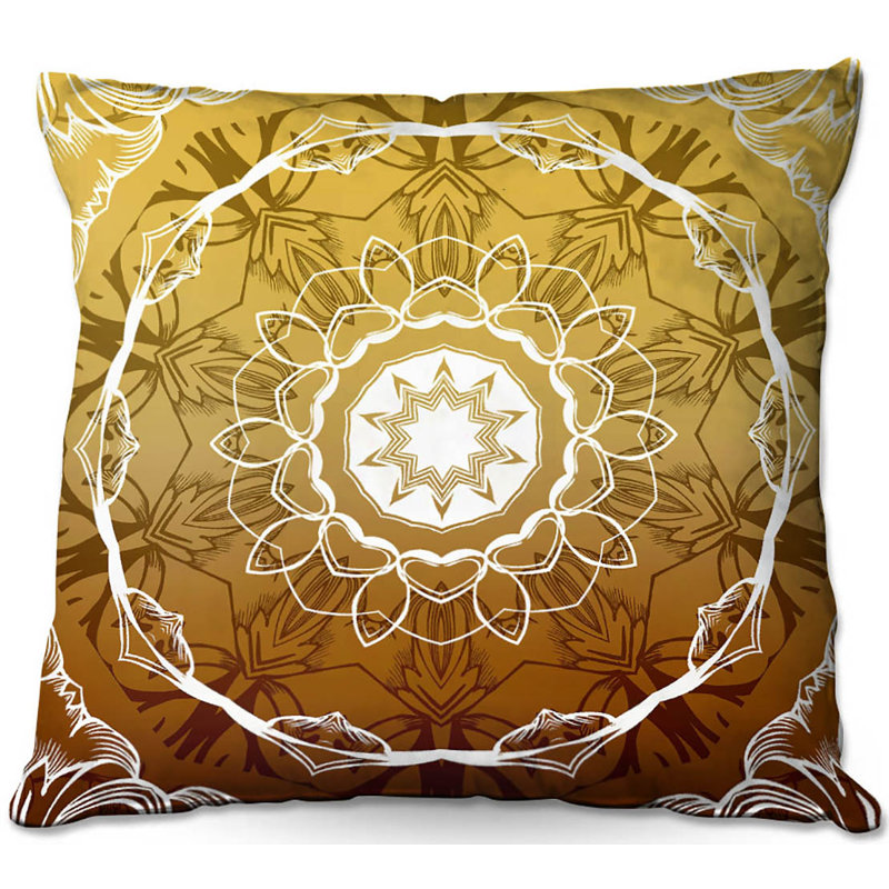 Coussin 3 jetés canapé médaillon, 18 po x 18 po