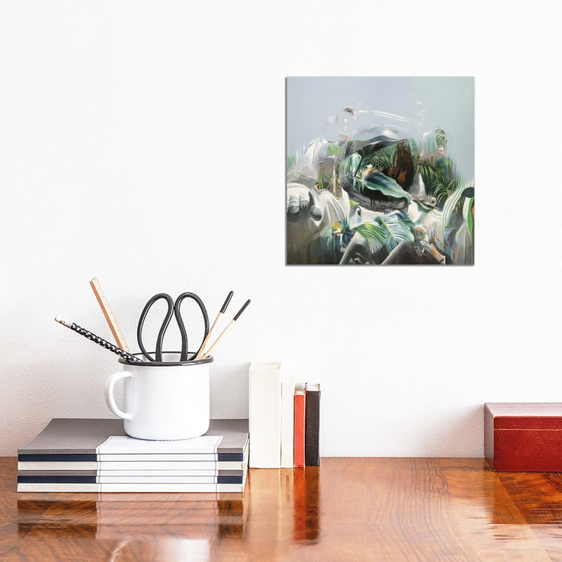 A Greener Future by Johnny Morant - Wrapped Canvas Print, 30.48cm H x 30.48cm W x 1.905cm D