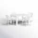 Asherton 55'' Rectangular 4 - Person Outdoor Dining Set