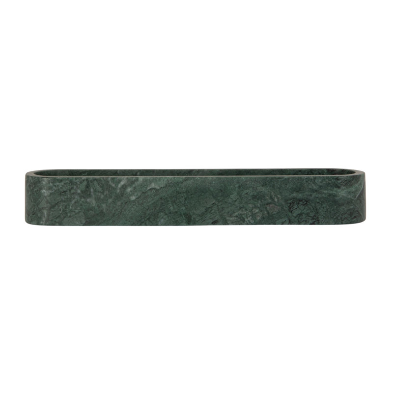 Plat ovale en marbre vert, Vert
