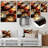 Stone Ruby Radiance 2 - Stone Geode Metal Wall Art-573341941