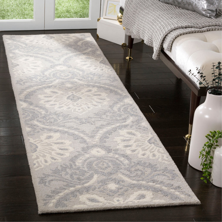 Keyesport Blossom Hand Tufted Wool Ikat Rug