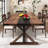 Dariusz 71" Farmhouse Dining Table, Kitchen Rectangular Large Rustic Dinner Table, Adjustable Leg For Dining Living Room-14021330-5412904