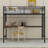 Battista Metal Loft Bed with Desk and Metal Grid-262573582-252788971