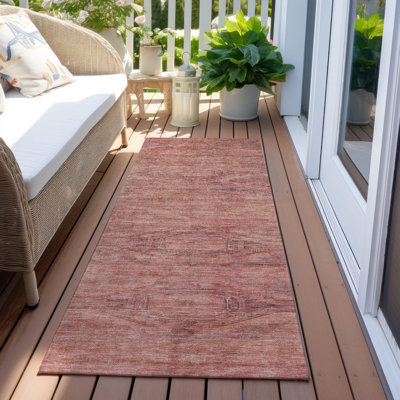 Tapis terre cuite intérieur / extérieur lavable à la machine Claudian ACN1631