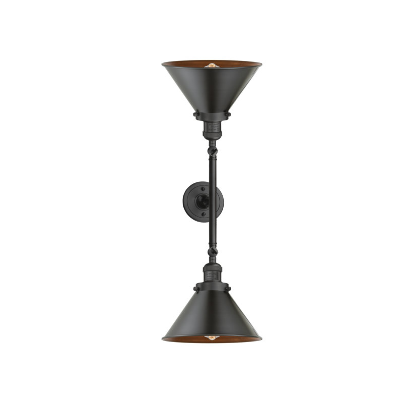 Éclairage pour salle de bain à intensité variable 2 lumières Reppert, Ampoule DEL 6 watts Vinage, Bronze huilé, Bronze huilé