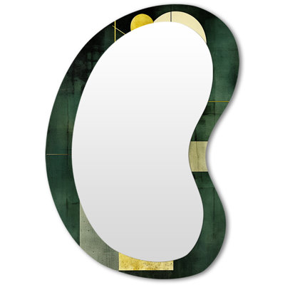 Miroir mural géométrique