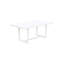 Pavia Power Coated Aluminum Dining Table-320895428-321549011
