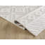 Tapis blanc en polyester à losanges-991988361