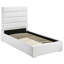 Lit plateforme tapissier blanc Dulcey-182855183