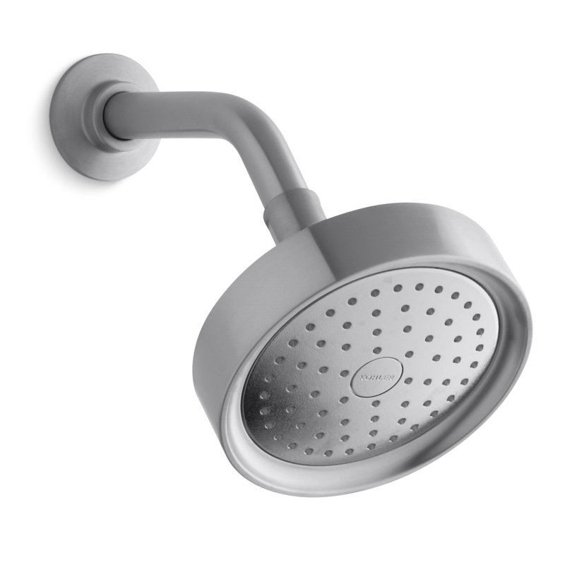 Purist 2.5 GPM Fixed Shower Head, Brushed Chrome