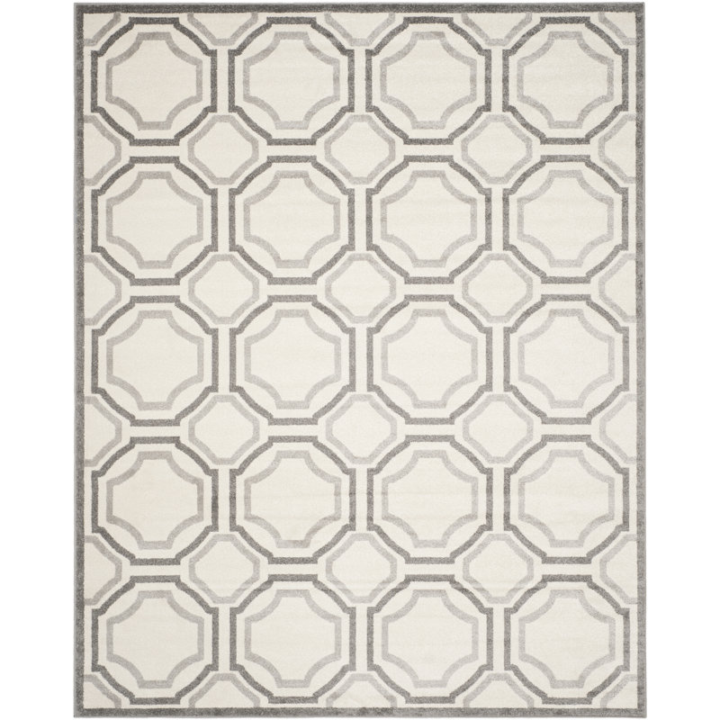 Tapis géométrique Amherst Performance, Rectangle 9 pi x 12 pi