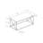 Contemporary Rectangular Coffee Table With Textured Stone-Top And Metal X-Frame-1517934030