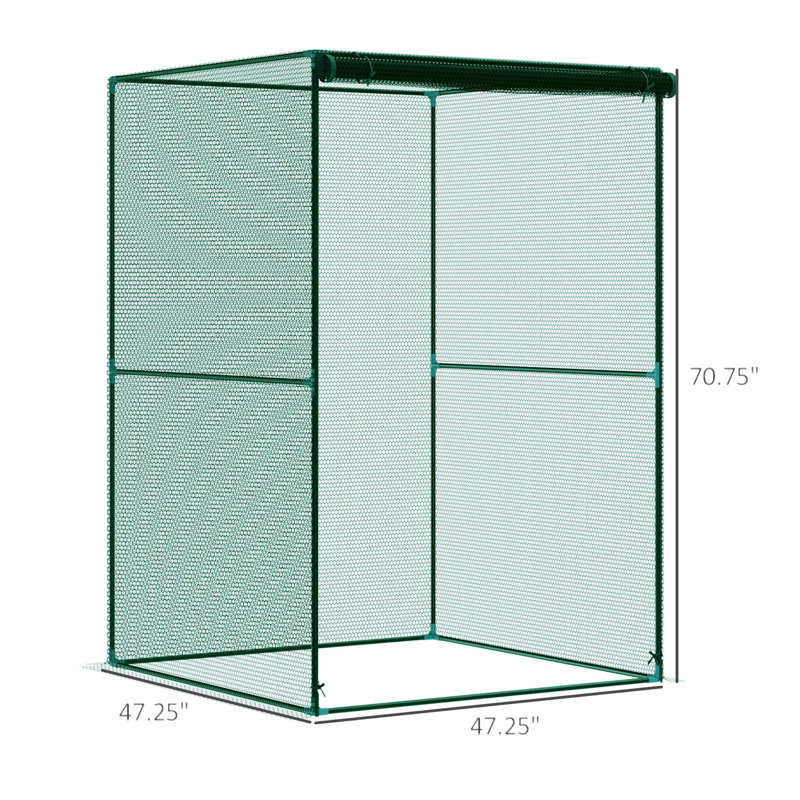 Cage de culture 4 'x 4', tente de protection des plantes