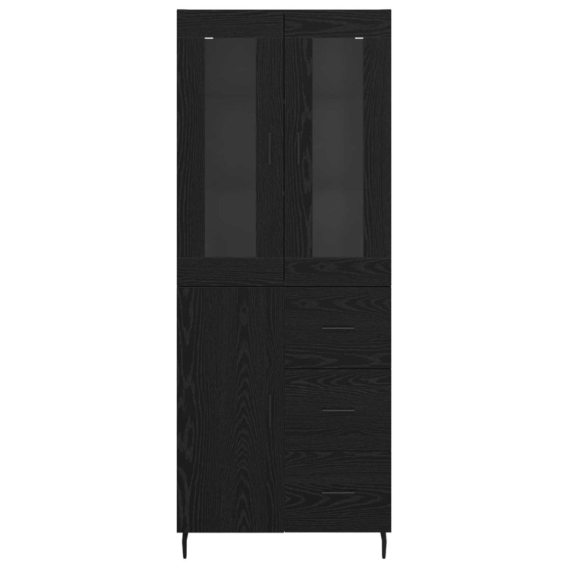 69.5cm Sideboard, Black Oak