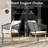 10 - Person Rectangular Outdoor Dining Set With Cushions-613189406-613189378