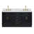 Black / Satin Brass