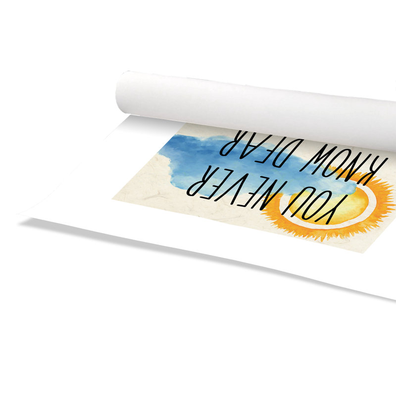 Impression sur papier Sunshine C, H 16 po x l 12 po x P 1 po, Papier