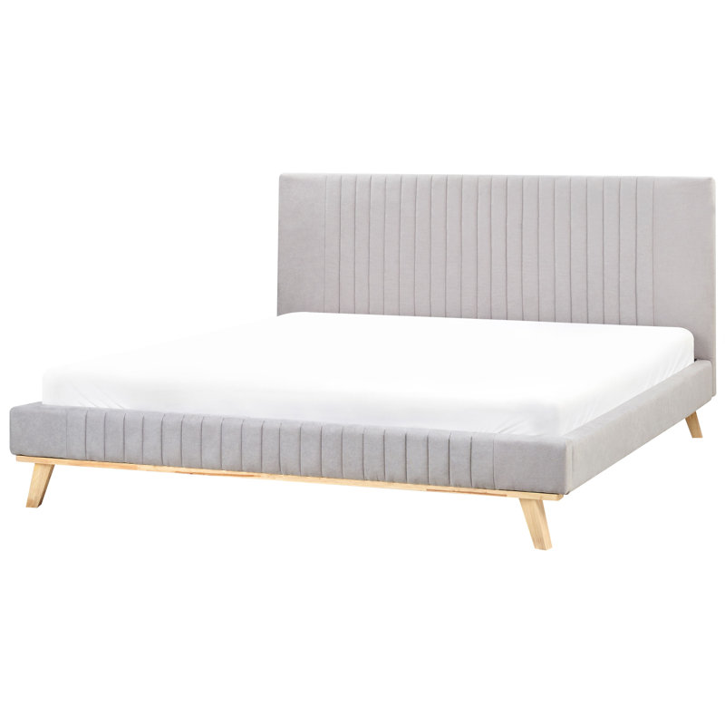 Bed TALENCE Light Grey, Super King (6')