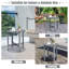 Ewarton Cross Legs End Table