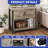 3-in-1 Space-Saving Aquarium Stand with Built-In Storage and Power Outlets-268967515