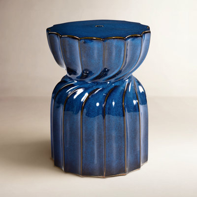 Stonesfield Ceramic Garden Stool by Birch Lane