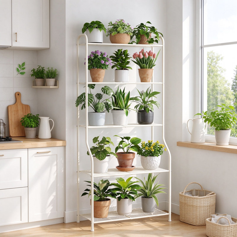 Iron 5 Tier Plant Stand