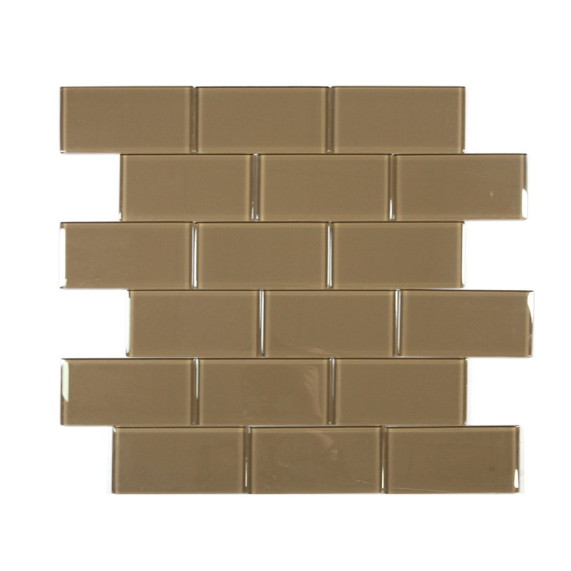 Handicraft II 3" x 6" Glass Brick Look Subway Tile