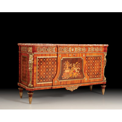 76" Wide 3 Drawer Sideboard