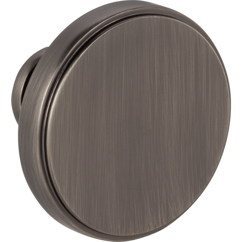 Richard Round Knob, Brushed Pewter, 1 3/4"