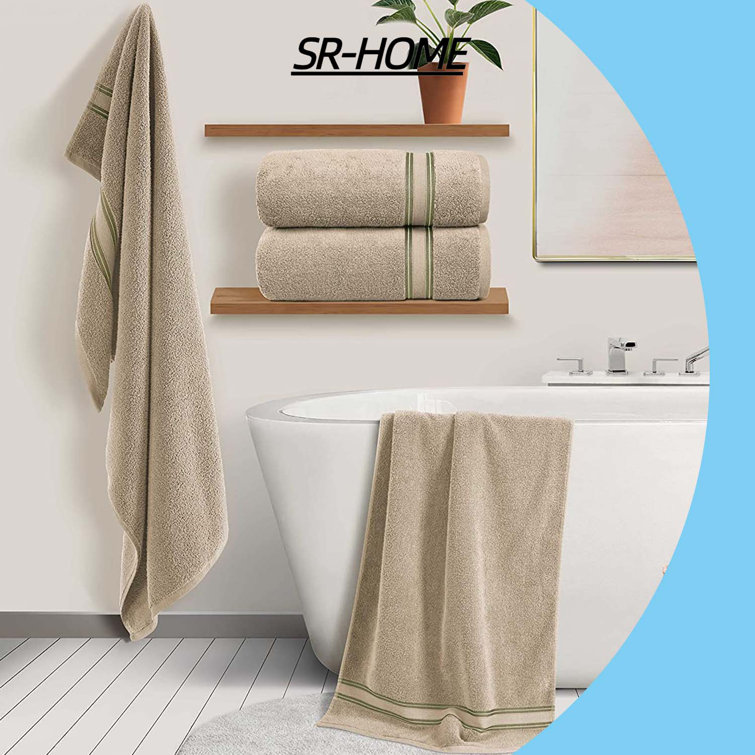 SR-HOME 4 Piece Bath Towel Set