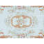 Hand-Knotted High-Quality Ivory and Red Area Rug