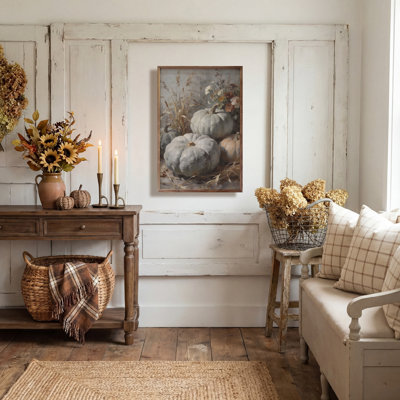 Soft Gray Heirloom Pumpkins