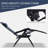Zero Gravity Chair Set With Side Table, Folding Reclining Chair With Cupholders & Pillows, Adjustable Lounge Chair-1889977488