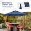 Parasol de marché 7,5 pi avec base Ehmann-250049288
