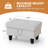 Rectangular Light Grey Tufted Fabric Storage Ottoman, Multi-Functional Footrest Bench with Hidden Storage, Supports 300 Lbs-1713863440