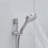10 Inch Wall Mounted Shower System With Handheld Shower 2 Handle Shower Faucet Set High Pressure Shower Trim Kit With Slide Bar-113861815