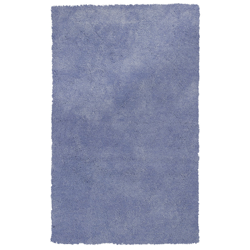 Simoes Handmade Handwoven Purple Area Rug, Rectangle 7'6" x 9'6"