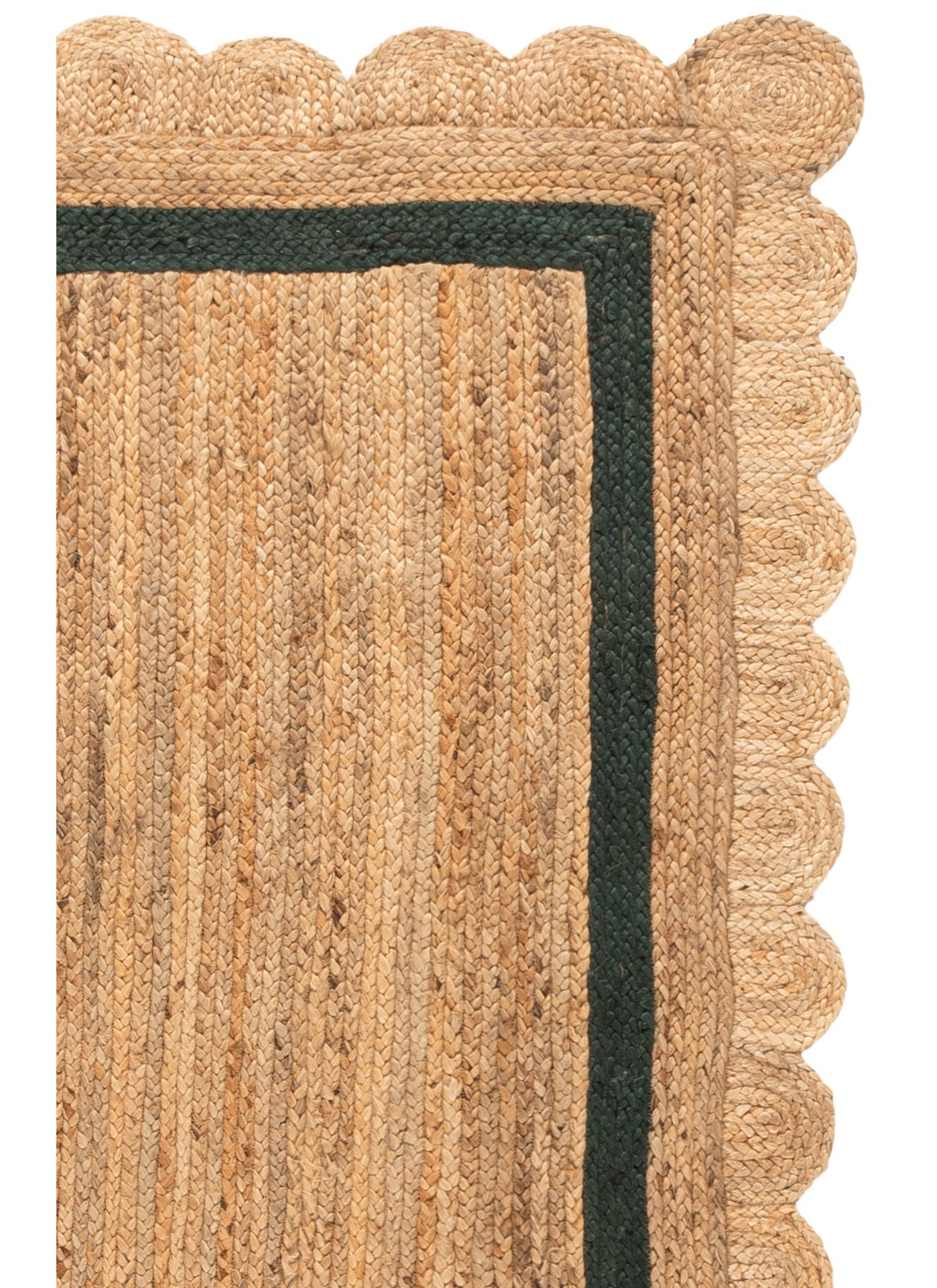 Inaki Hand-Woven Geometric Jute Rug, Rectangle 9' x 12'