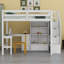 Lit mezzanine avec bureau en L et tiroirs, armoire et escalier de rangement-1819040704