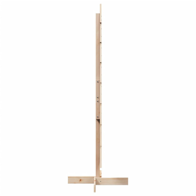 Wood Holiday Shaped Ornament, 150cm H x 76cm W x 50cm D, Brown