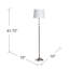 Lampe sur pied 61,75 po Chauncey