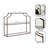 Turgut 4 Piece Metal Accent Shelf-2067228824