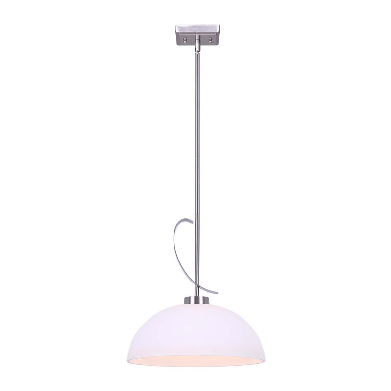 Feeley 1 - Light Single Pendant, Brushed Nickel