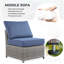 Ensemble de conversation modulaire en rotin avec coussins 8 pièces Darihanna-1299092666